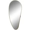 Miroir Goutte En Métal Doré - H40cm -Produits Menagers Boutique miroir goutte en metal dore h40cm