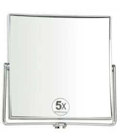 Miroir Grossissant Double Face Carrée (x5) Sur Bras Extensible 7 Miroir Grossissant Double Face Carrée (x5) Sur Bras Extensible -Produits Menagers Boutique miroir grossissant double face carree x5 sur bras extensible 2