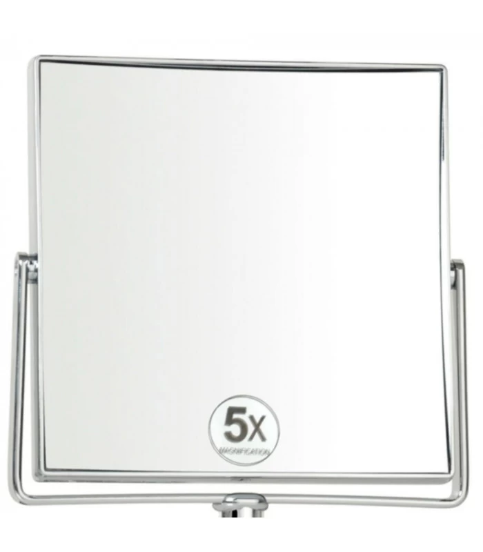Miroir Grossissant Double Face Carrée (x5) Sur Bras Extensible 5 Miroir Grossissant Double Face Carrée (x5) Sur Bras Extensible – Image 3