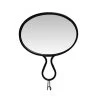 Miroir Mural Métal Noir Ovale Crochet - Hauteur 50cm -Produits Menagers Boutique miroir mural metal noir ovale crochet hauteur 50cm