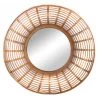 Miroir Mural Rond En Rotin - Diamètre 80cm -Produits Menagers Boutique miroir mural rond en rotin diametre 80cm