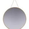 Miroir Suspendu Avec Chaînette Rond En Métal Doré - Diamètre 30cm -Produits Menagers Boutique miroir suspendu avec chainette rond en metal dore diametre 30cm