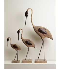 Oiseau Échassier Décoratif En Bois Sculpté Et Métal - Hauteur 26.5cm 7 Oiseau Échassier Décoratif En Bois Sculpté Et Métal - Hauteur 26.5cm -Produits Menagers Boutique oiseau echassier decoratif en bois sculpte et metal hauteur 265cm 2