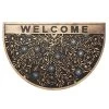 Paillasson Caoutchouc Demi-lune Welcome - 75x45x0.7cm -Produits Menagers Boutique paillasson caoutchouc demi lune welcome 75x45x07cm