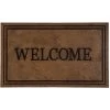 Paillasson Caoutchouc Welcome 75x45x0.5cm -Produits Menagers Boutique paillasson caoutchouc welcome 75x45x05cm