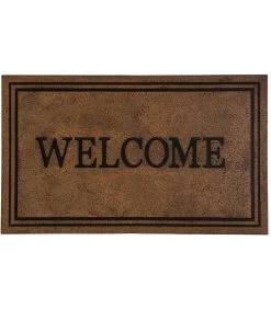 Paillasson Caoutchouc Welcome 75x45x0.5cm