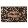 Paillasson Caoutchouc Welcome Fleurs - 75x45x1cm
