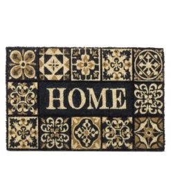 Paillasson Coco Façon Carreaux De Ciment Home - 60x40x1.5cm