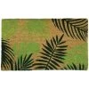 ESSCHERT DESIGN Paillasson Coco Feuilles Tropicales Vertes- 75x45cm -Produits Menagers Boutique paillasson coco feuilles tropicales vertes 75x45cm