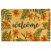 Paillasson Coco Fleurs Jaunes Welcome 60x40x1.5cm -Produits Menagers Boutique paillasson coco fleurs jaunes welcome 60x40x15cm
