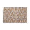 Paillasson Coco Motifs Geométriques Blancs - 60x40cm -Produits Menagers Boutique paillasson coco motifs geometriques 60x40cm