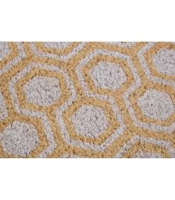 Paillasson Coco Motifs Geométriques Blancs - 60x40cm -Produits Menagers Boutique paillasson coco motifs geometriques 60x40cm 2