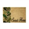 Paillasson Coco Plante Vert Sweet Home - 60x40x1.5cm -Produits Menagers Boutique paillasson coco plante vert sweet home 60x40x15cm