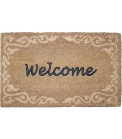 ESSCHERT DESIGN Paillasson Coco Relief Welcome - 60x40cm