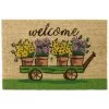 Paillasson Coco Welcome Floral - 60x40x1.5cm -Produits Menagers Boutique paillasson coco welcome floral 60x40x15cm
