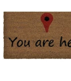 Paillasson Coco You Are Here - 60x40cm -Produits Menagers Boutique paillasson coco you are here 60x40cm 1