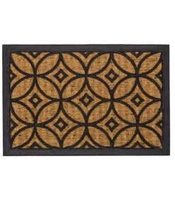 Paillasson En Caoutchouc Et Coco Panama - 60x40cm