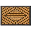 Paillasson En Caoutchouc Et Fibres De Coco Losanges 60x40cm -Produits Menagers Boutique paillasson en caoutchouc et fibres de coco losanges 60x40cm