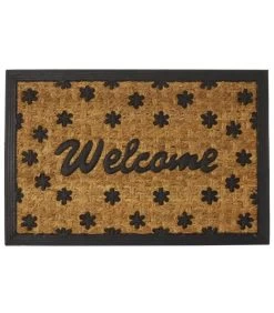 Paillasson En Caoutchouc Et Fibres De Coco Welcome Dalia - 60x40cm