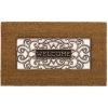 Paillasson En Coco Et Caoutchouc Doré Welcome -Produits Menagers Boutique paillasson en coco et caoutchouc dore welcome