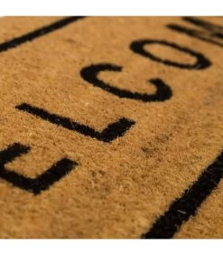 Paillasson Long Étroit Coco Et Caoutchouc Welcome -Produits Menagers Boutique paillasson long etroit coco et caoutchouc welcome 2