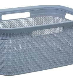 Panier à Linge Buanderie Gris 4 Poignées -Produits Menagers Boutique panier a linge buanderie gris 4 poignees 2