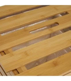 Panier à Linge En Bambou - 40x40x58cm -Produits Menagers Boutique panier a linge en bambou 40x40x58cm 4