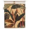 Panier à Linge En Bambou Feuillage Exotique - 60L -Produits Menagers Boutique panier a linge en bambou feuillage exotique 60l