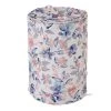 Panier à Linge En Polyester Blanc, Rose Et Bleu Floral -Produits Menagers Boutique panier a linge en polyester blanc rose et bleu floral