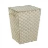 Panier à Linge En Polypropylène Beige Avec Couvercle - 38x38x50cm 2 Panier à Linge En Polypropylène Beige Avec Couvercle - 38x38x50cm -Produits Menagers Boutique panier a linge en polypropylene beige avec couvercle 38x38x50cm