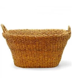 Panier à Linge Tressé En Osier Buanderie Large Bord