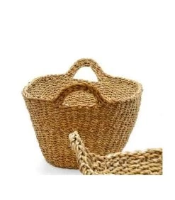 Panier à Linge Tressé En Osier Buanderie - Longueur 44cm -Produits Menagers Boutique panier a linge tresse en osier buanderie longueur 44cm 2