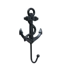 Patère En Fonte Ancre - H17cm