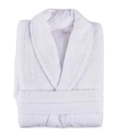 Peignoir Adulte 100% Coton Blanc