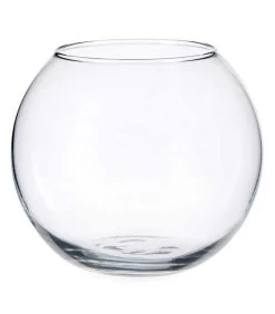Petit Vase Boule En Verre - Diamètre 12cm