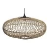 Plafonnier En Bambou Ovale