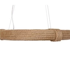 Plafonnier Rond En Corde 6 Ampoules 48x48x10cm -Produits Menagers Boutique plafonnier rond en corde 6 ampoules 48x48x10cm 4