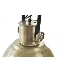 Plafonnier Triple En Métal Noir Et Doré Style Industriel - 116x29x42cm -Produits Menagers Boutique plafonnier triple en metal noir et dore style industriel 116x29x42cm 3