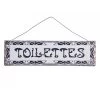 Plaque De Porte WC Signalétique Vintage Toilettes -Produits Menagers Boutique plaque de porte wc signaletique vintage toilettes