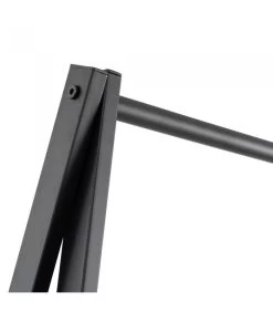 Portant Vêtements Bois Et Métal Noir 1 Étagère -Produits Menagers Boutique portant vetements bois et metal noir 1 etagere 2