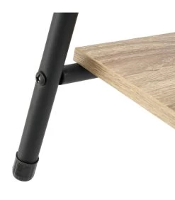 Portant Vêtements Bois Et Métal Noir 2 étagères 80x40x160cm -Produits Menagers Boutique portant vetements bois et metal noir 2 etageres 80x40x160cm 4