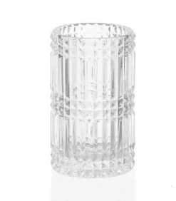 Porte Brosse à Dents En Verre Taillé Diamond - 7x20.5cm