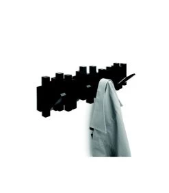 Porte Manteaux Mural Design Noir "Sticks Multi Hook Black" - Umbra -Produits Menagers Boutique porte manteaux mural design noir sticks multi hook black umbra 3