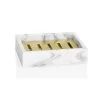 Porte Savon Rectangulaire En Résine Effet Marbre Blanc Et Métal Doré -Produits Menagers Boutique porte savon rectangulaire en resine effet marbre blanc et metal dore