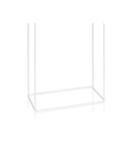 Porte Serviette Sur Pied En Métal Blanc Et Bois 7 Porte Serviette Sur Pied En Métal Blanc Et Bois -Produits Menagers Boutique porte serviette sur pied en metal blanc et bois 2