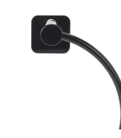 Porte-serviettes Anneau En Métal Noir 18x18cm -Produits Menagers Boutique porte serviettes anneau en metal noir 18x18cm 1