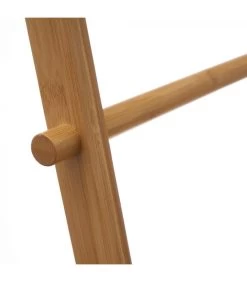 Porte Serviettes échelle Bambou - 51x3x180cm -Produits Menagers Boutique porte serviettes echelle bambou 51x3x180cm 2