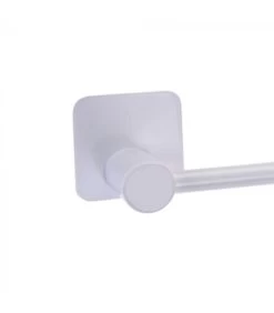 Porte-serviettes Mural En Métal Blanc - 42.3x5x7.2cm -Produits Menagers Boutique porte serviettes mural en metal blanc 423x5x72cm 2