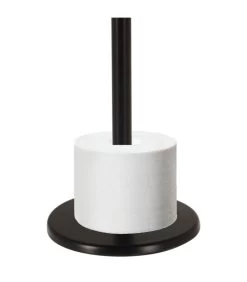 Porte Stock Rouleaux Papier WC Noir -Produits Menagers Boutique porte stock rouleaux papier wc noir 2