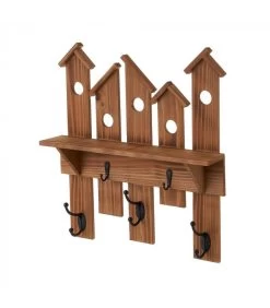 Portemanteau Mural Bois Épicéa Esprit Chalet